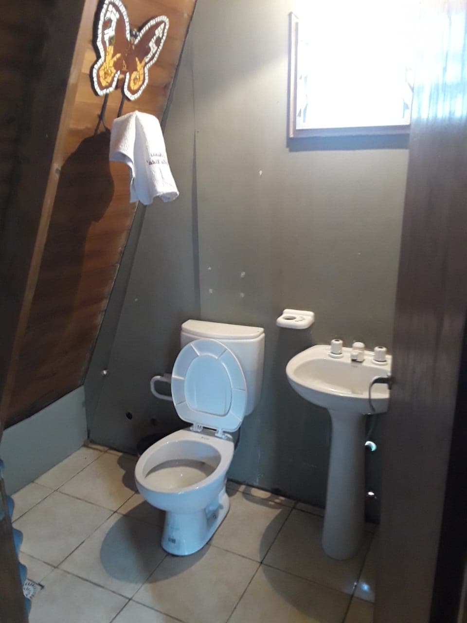Baño de la cabaña alpina en Santa María de Punilla