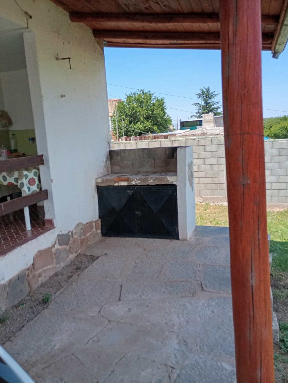 Foto de la parrilla del chalet en santa maria de punilla